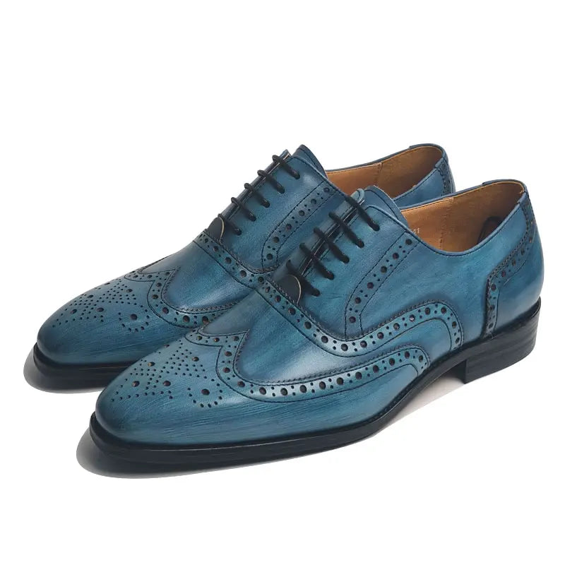 New Arrival Wedding Men's Leather Shoes Genuine Leather Shoes High Quality Fashion Trendy Official Formal Leather Dress Shoes